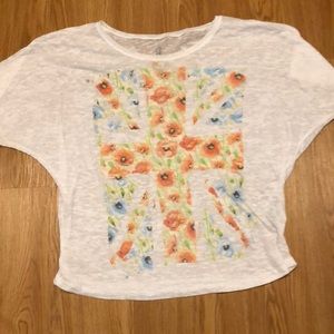 Delia’s British Flag Top